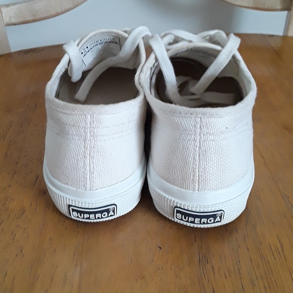 ❌❌SOLD❌❌Superga White Sneakers Wm Size 6 - Picture 5 of 6